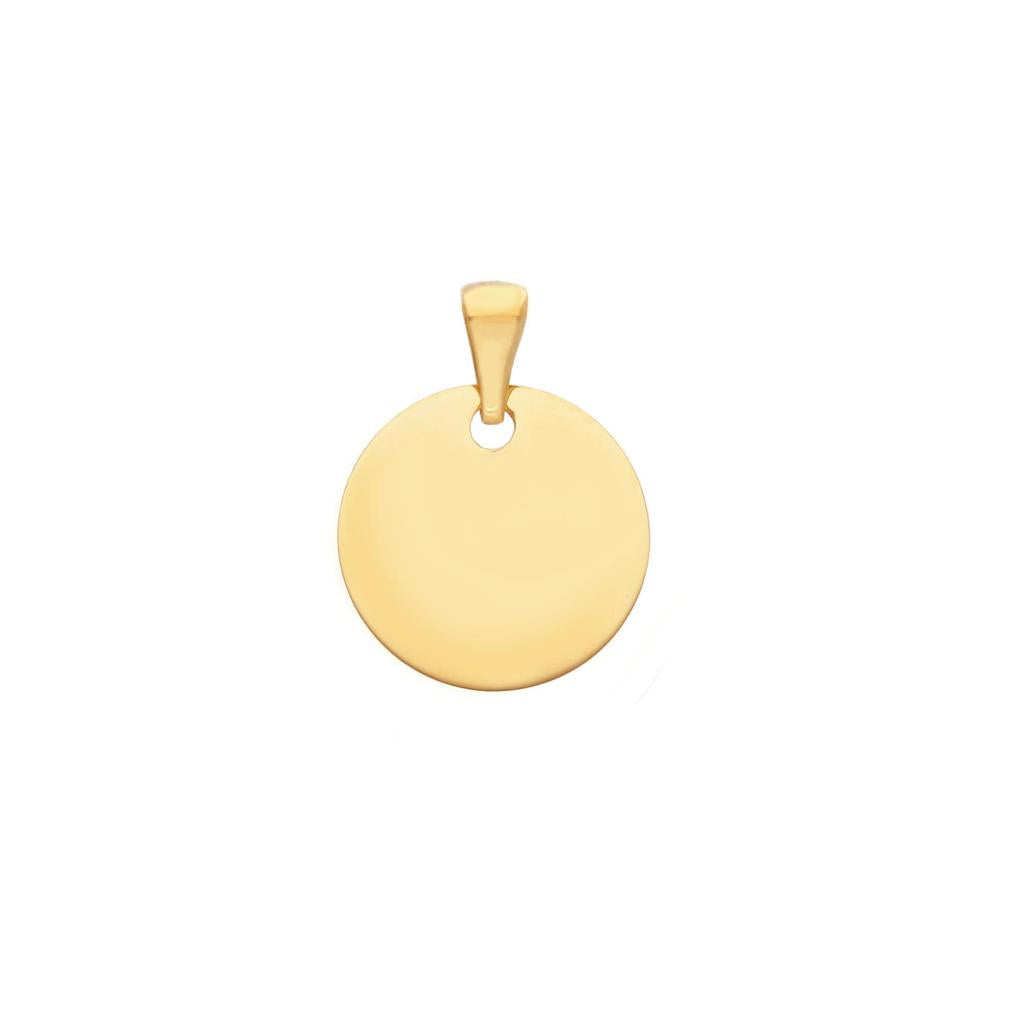18K yellow gold locket pendant