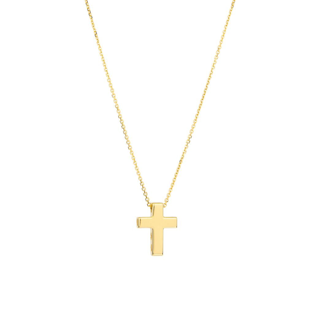 Chaîne religieuse en or jaune 18K de 40cm