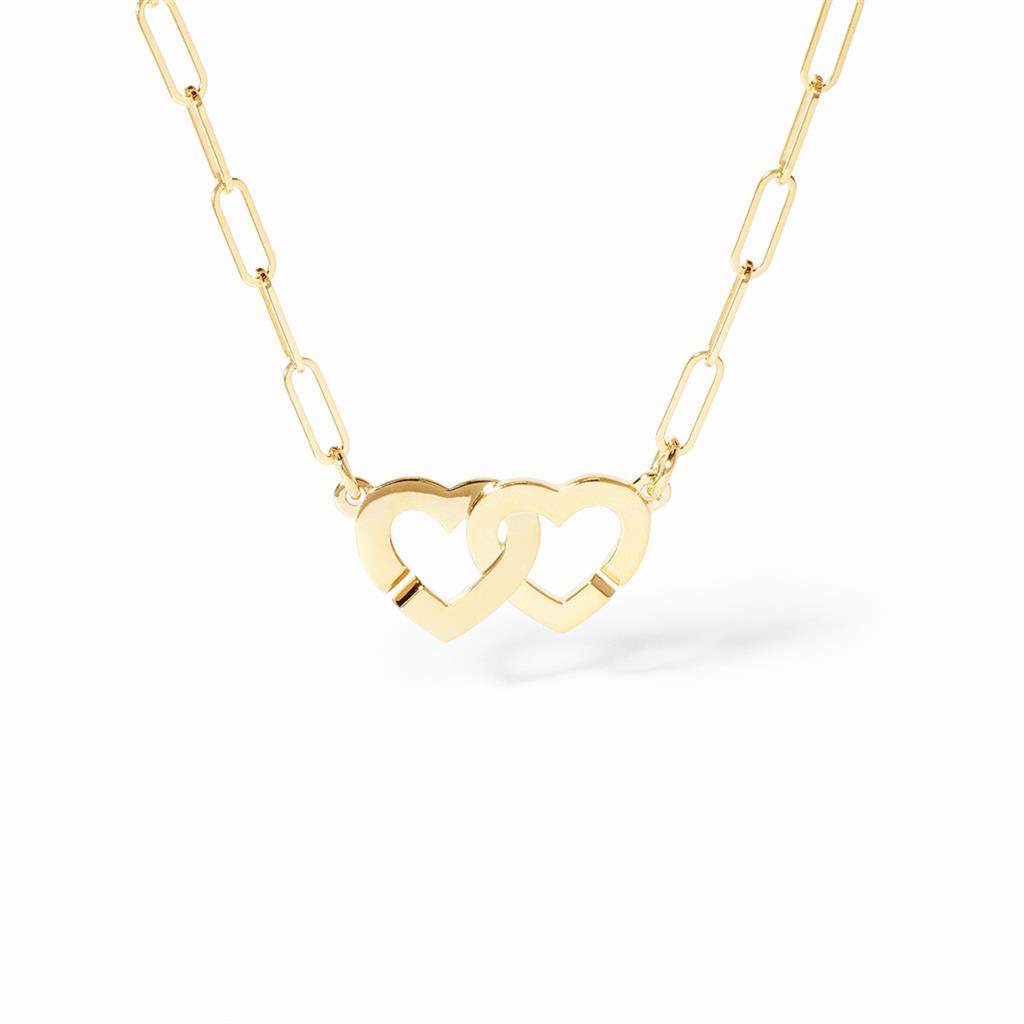 Collier dinh van Double Cœurs XS