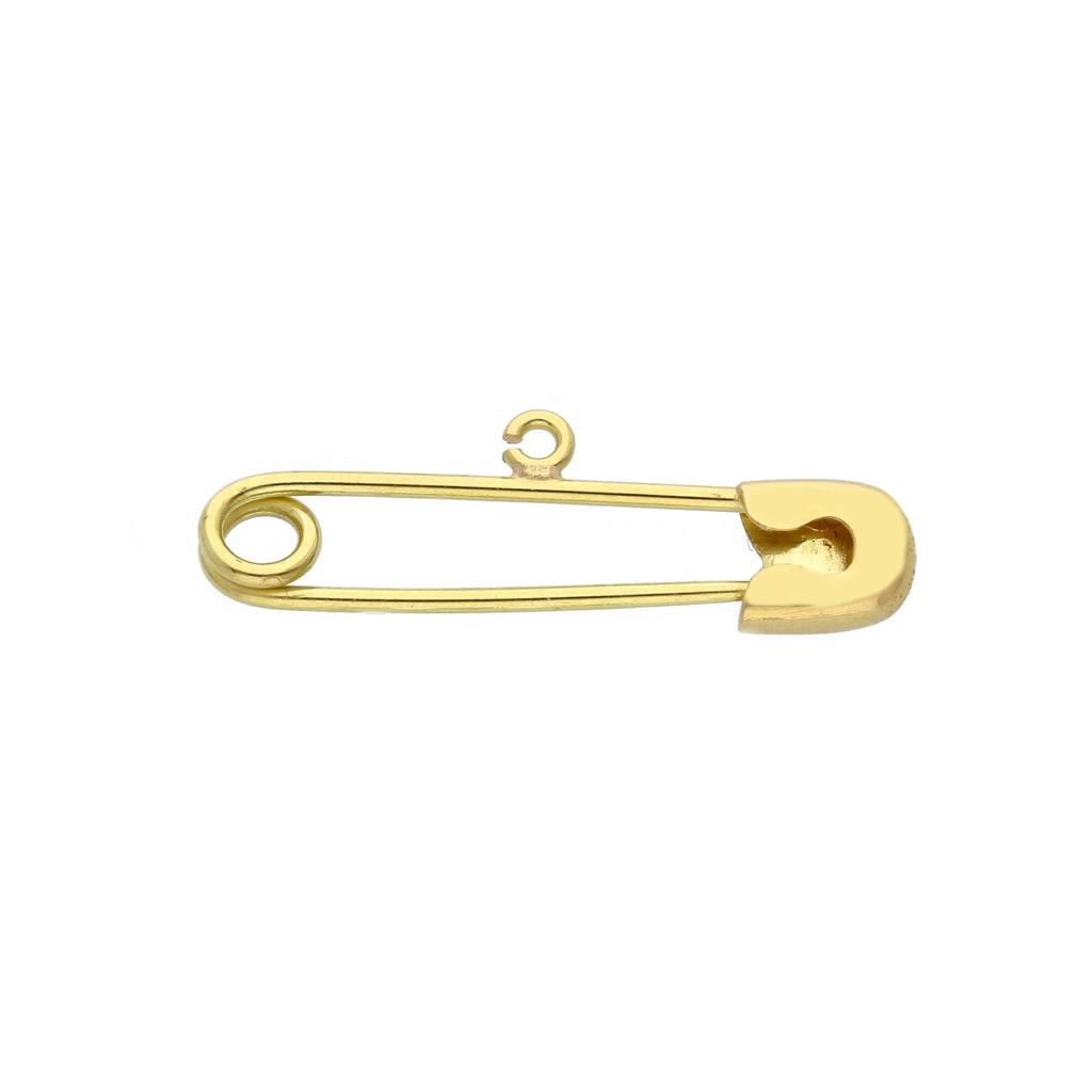 18K yellow gold baby pin fantasy style