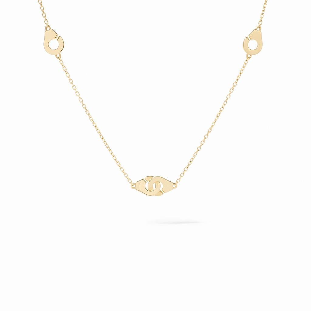 Collier dinh van Menottes multi-motifs