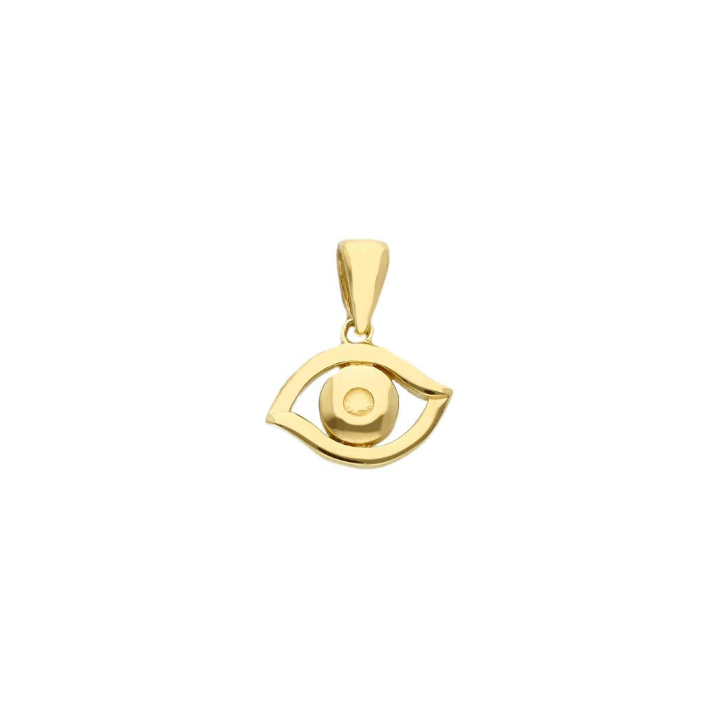 18K yellow gold pendant fantasy style