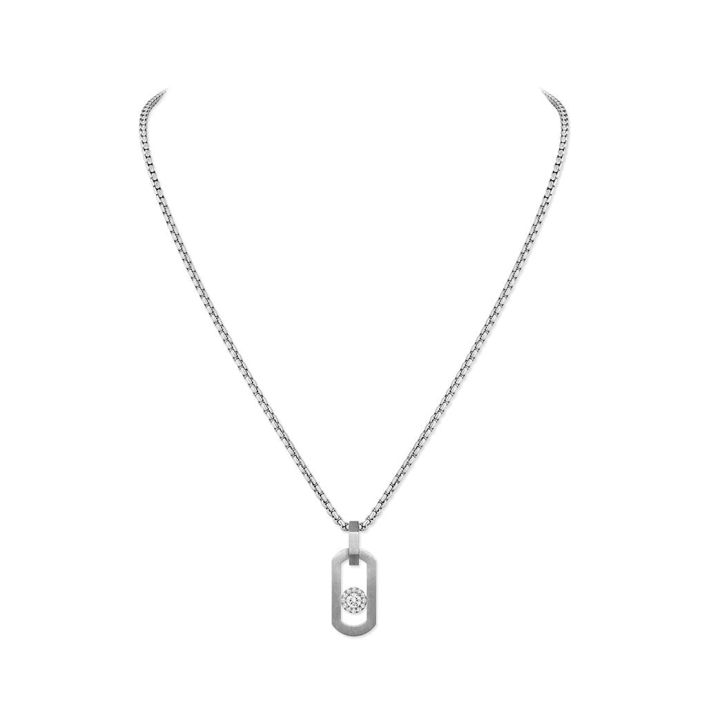 Collier Messika Pendentif So Move Titane Naturel
