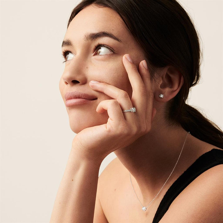 Boucles d'oreilles dinh van Le Cube Diamant