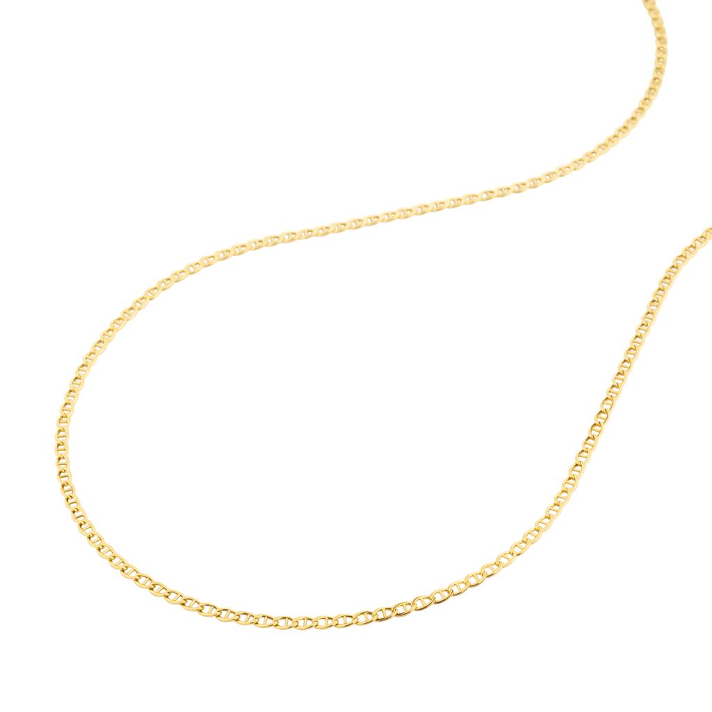 Chaine en or jaune 18K style Ancre de 2mm