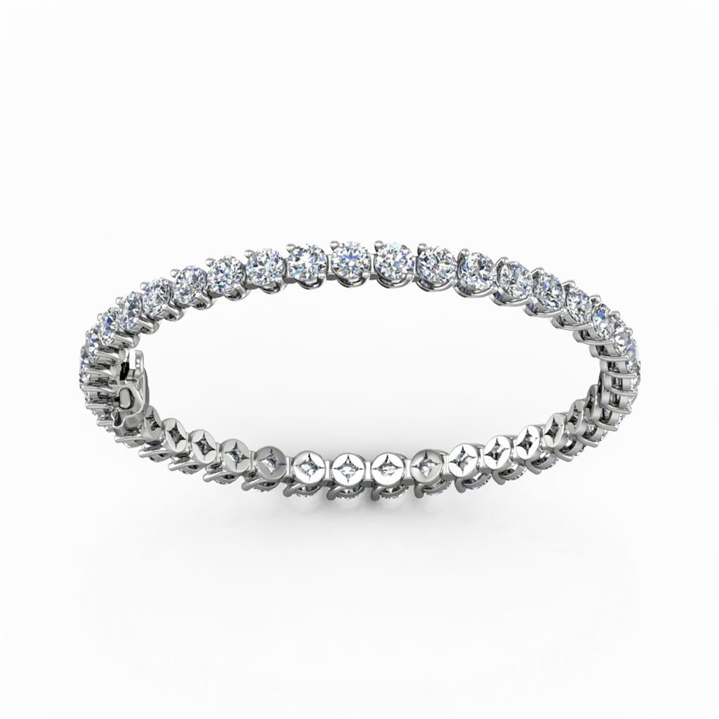 Bracelet à diamants Forevermark style Tennis