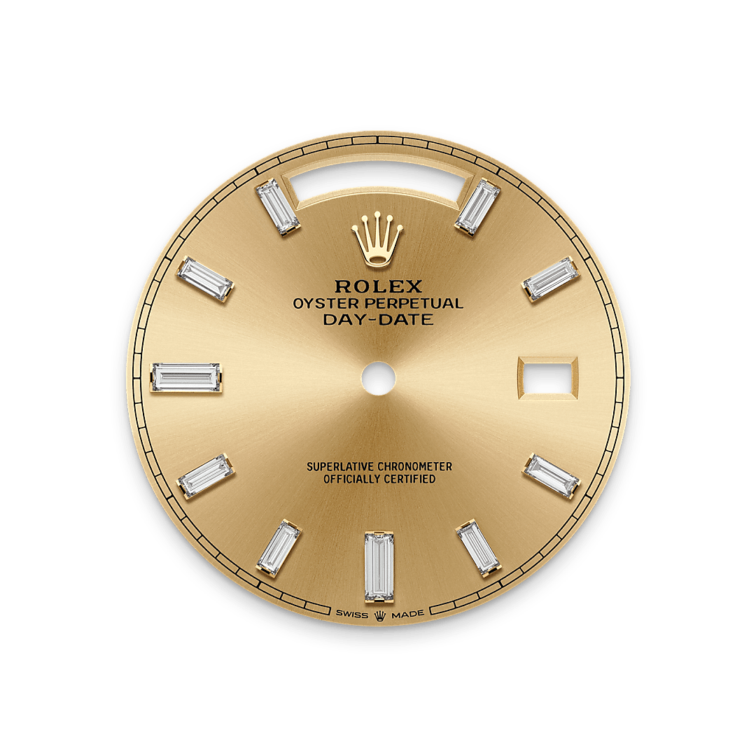 Cadran couleur champagne