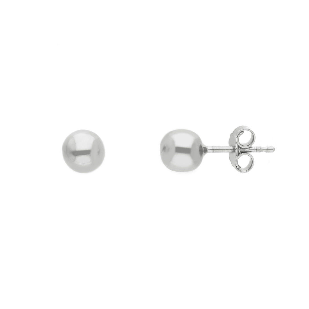 18K white gold earrings