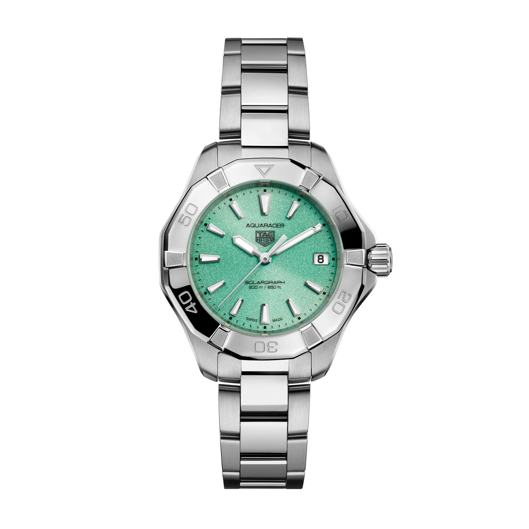 Montre TAG Heuer Aquaracer Professional 200 Solargraph quartz solaire en acier inoxydable 34 mm WBP1315.BA0005