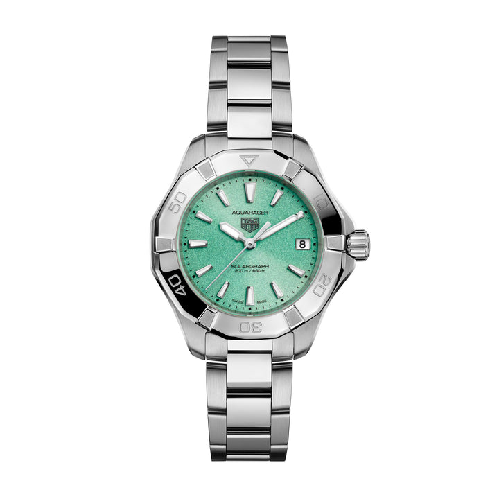 Montre TAG Heuer Aquaracer Professional 200 Solargraph quartz solaire en acier inoxydable 34 mm WBP1315.BA0005