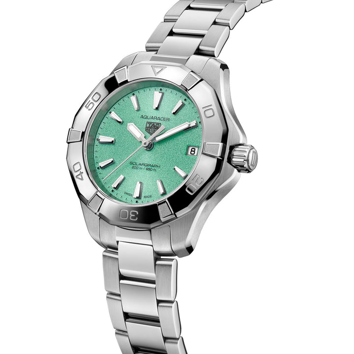 Montre TAG Heuer Aquaracer Professional 200 Solargraph quartz solaire en acier inoxydable 34 mm WBP1315.BA0005