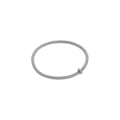Bracelet FOPE Prima Flex'it en or blanc 18K taille M avec diamant 01M08BX_BB_B_XBX_00M