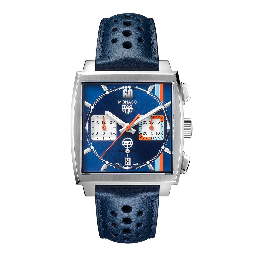 TAG Heuer Monaco Chronograph Watch x Gulf