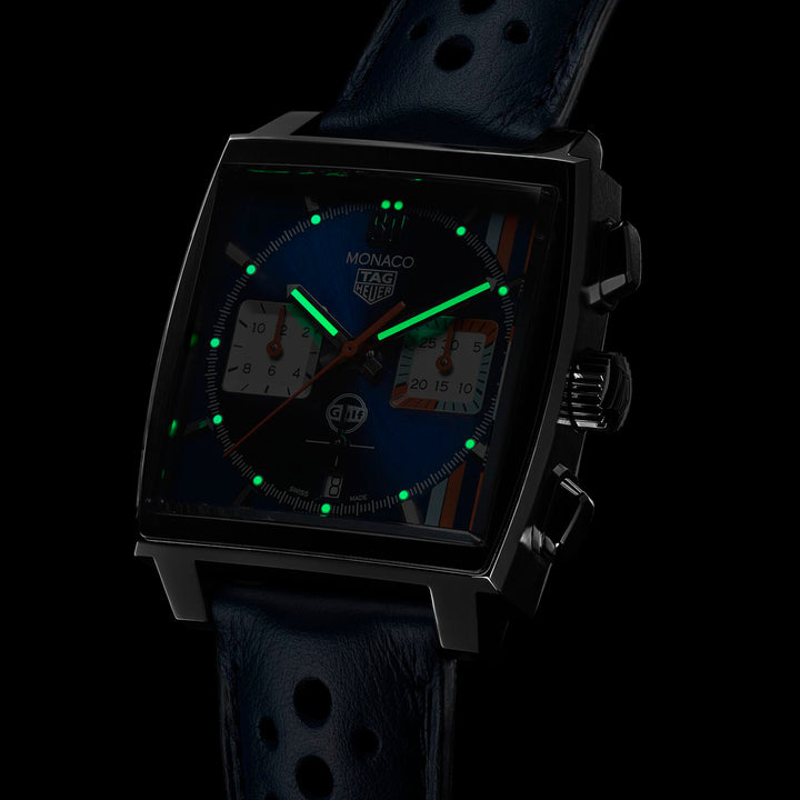 TAG Heuer Monaco Chronograph Watch x Gulf