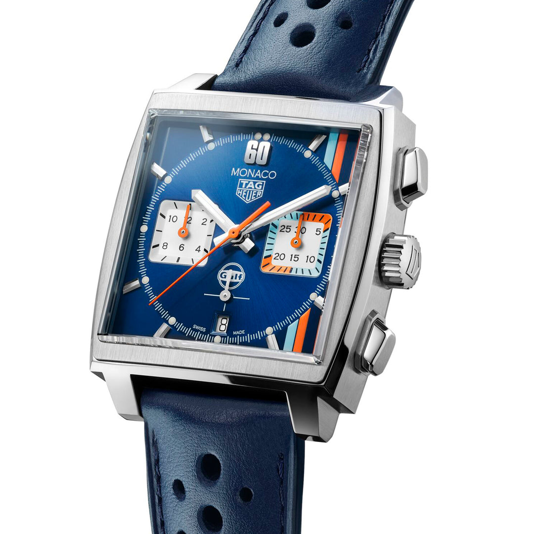 TAG Heuer Monaco Chronograph Watch x Gulf