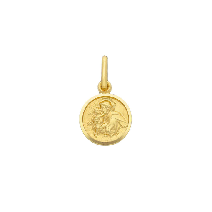 Pendentif Saint Antoine religieux en or jaune 18K