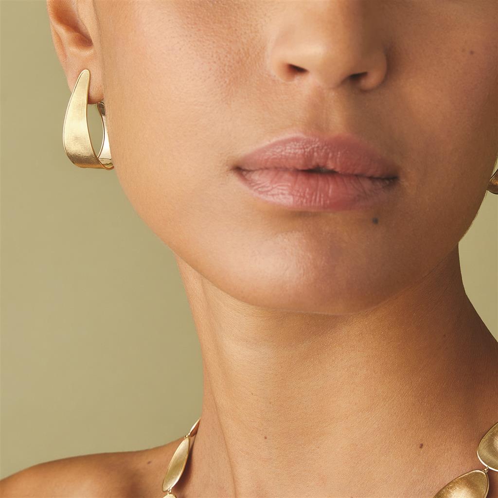 Boucles d'oreilles Marco Bicego Lunaria en or jaune 18k OB1760