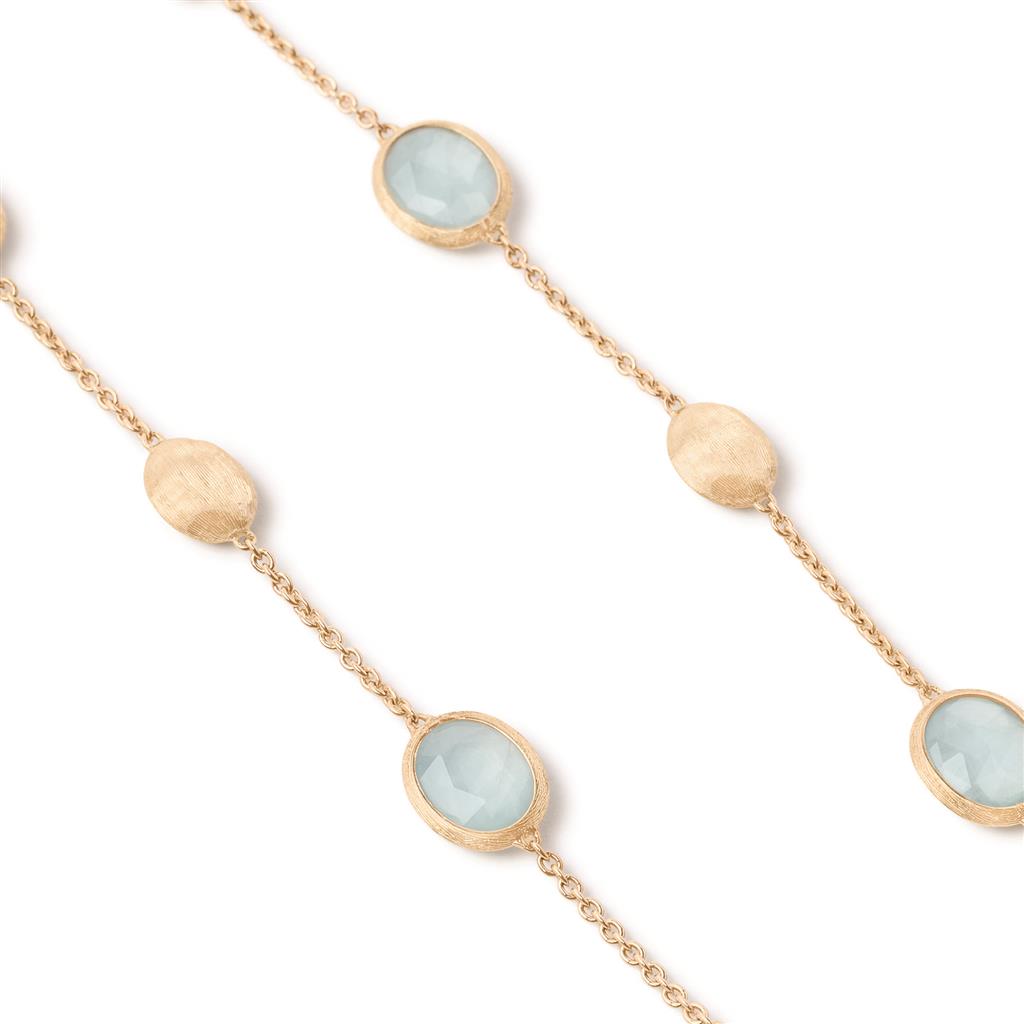 Collier Marco Bicego Siviglia en or jaune 18K aigue-marines CB1874-E_AQ01_Y_02