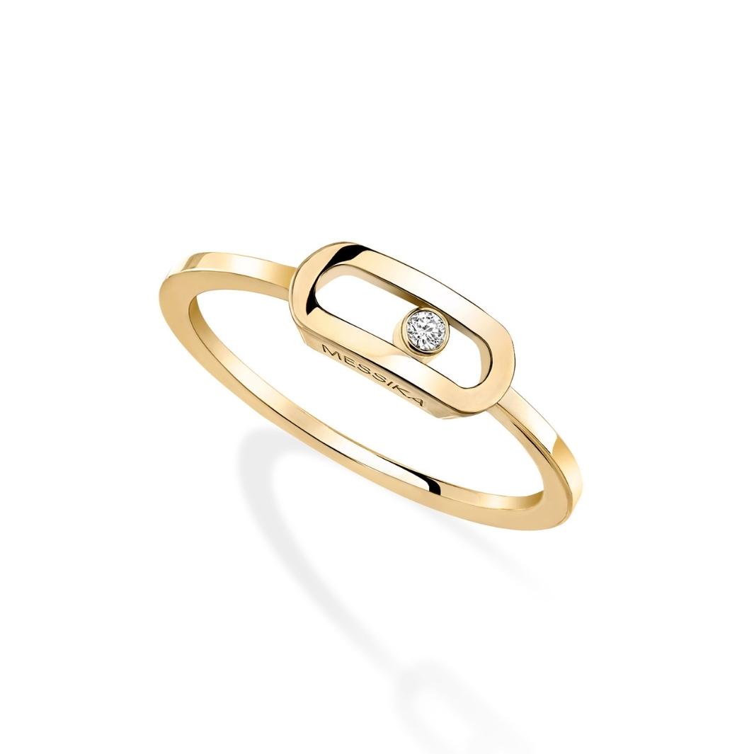 Bague Messika Move Uno en or jaune 18k et diamant 10055-YG