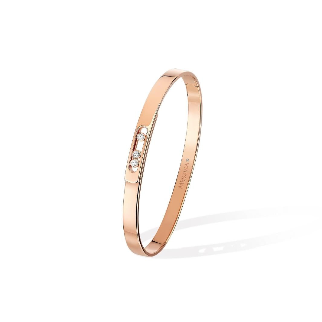Bracelet Messika Bangle Move Noa PM en or rose 18k et diamants 10092-PG