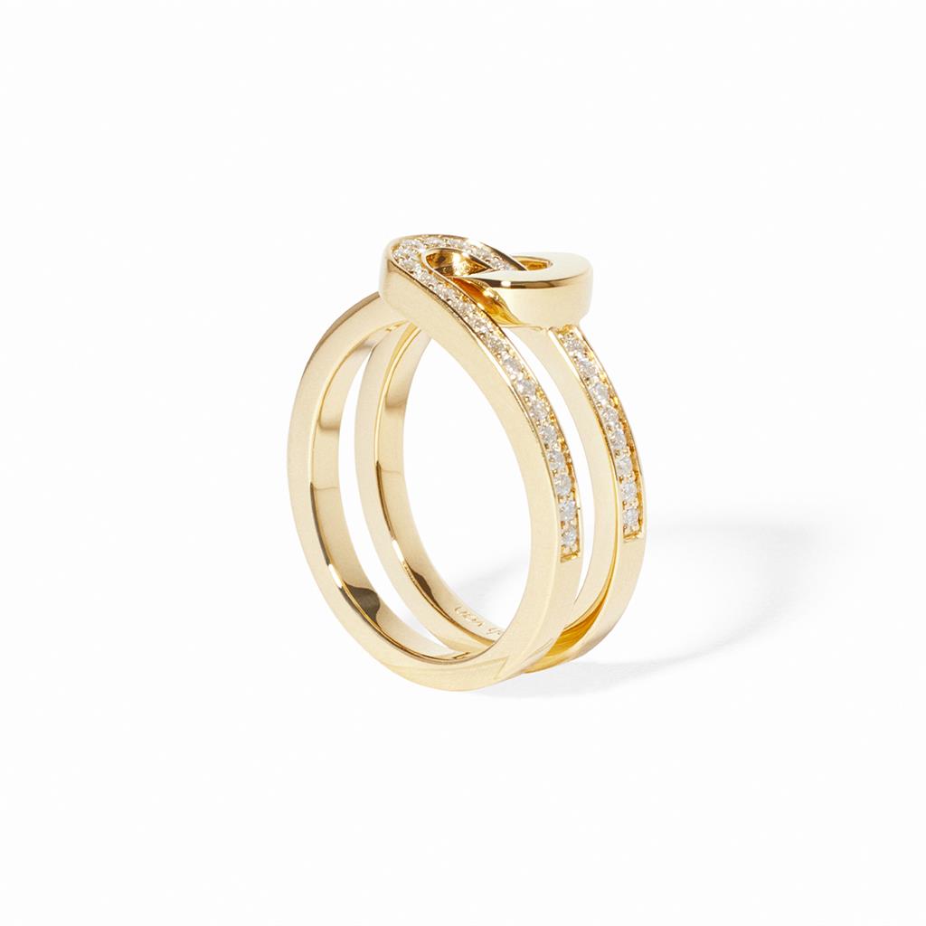 Bague dinh van Maillon Star petit modèle