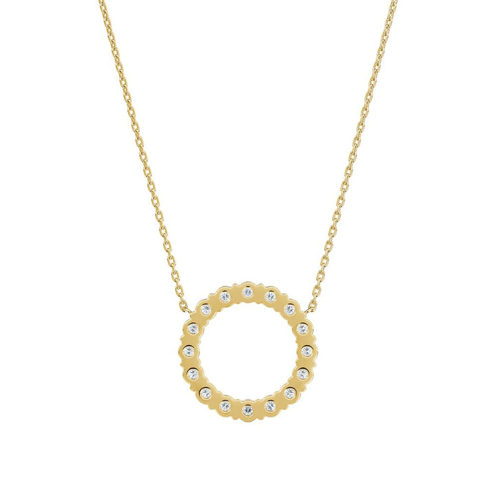 Forevermark necklace in 18k yellow gold