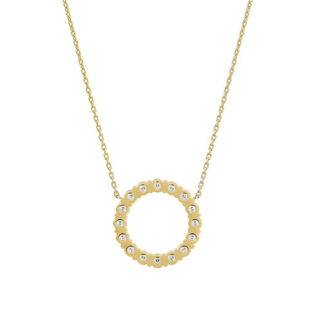 Forevermark necklace in 18k yellow gold