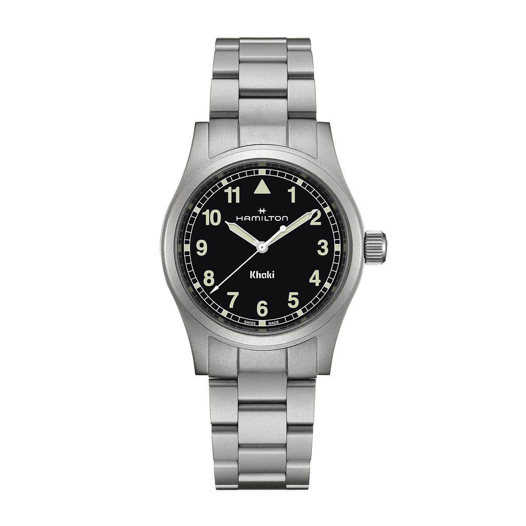 Montre Hamilton Khaki Field Quartz en acier inoxydable 38 mm H69401130
