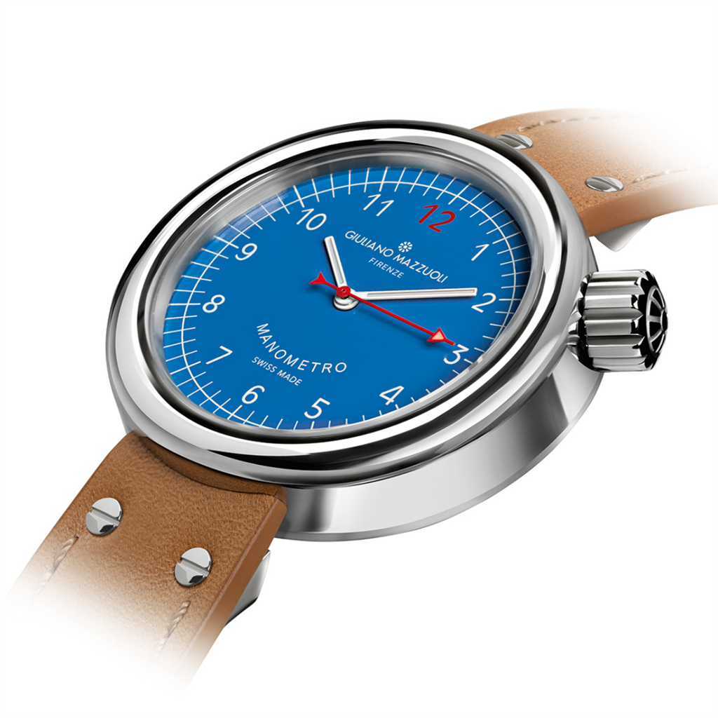 Montre Giuliano Mazzuoli Manometro Blue