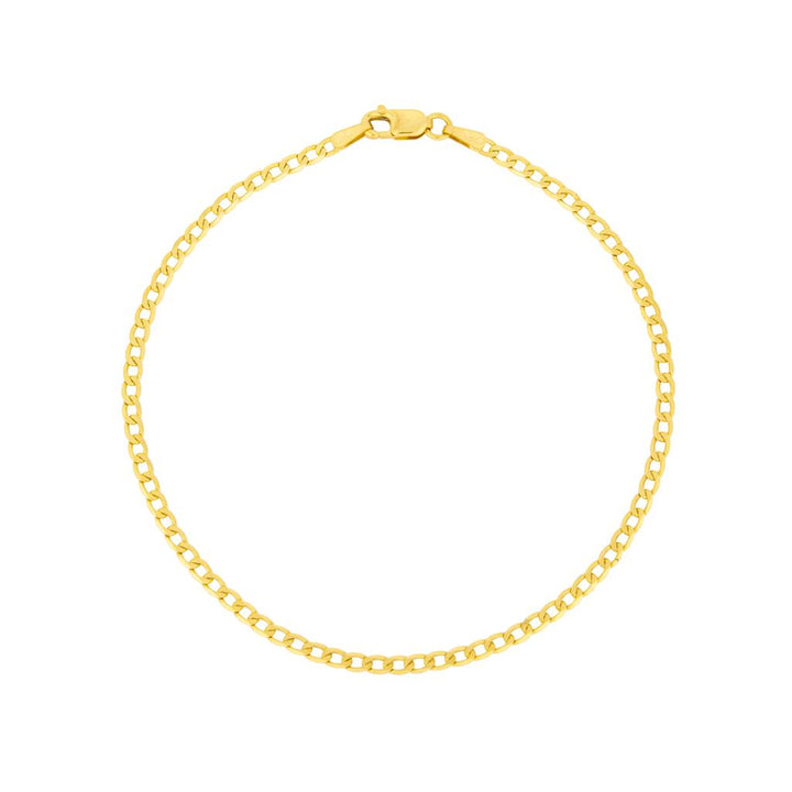 Bracelet en or jaune 18K style Marina de 4mm