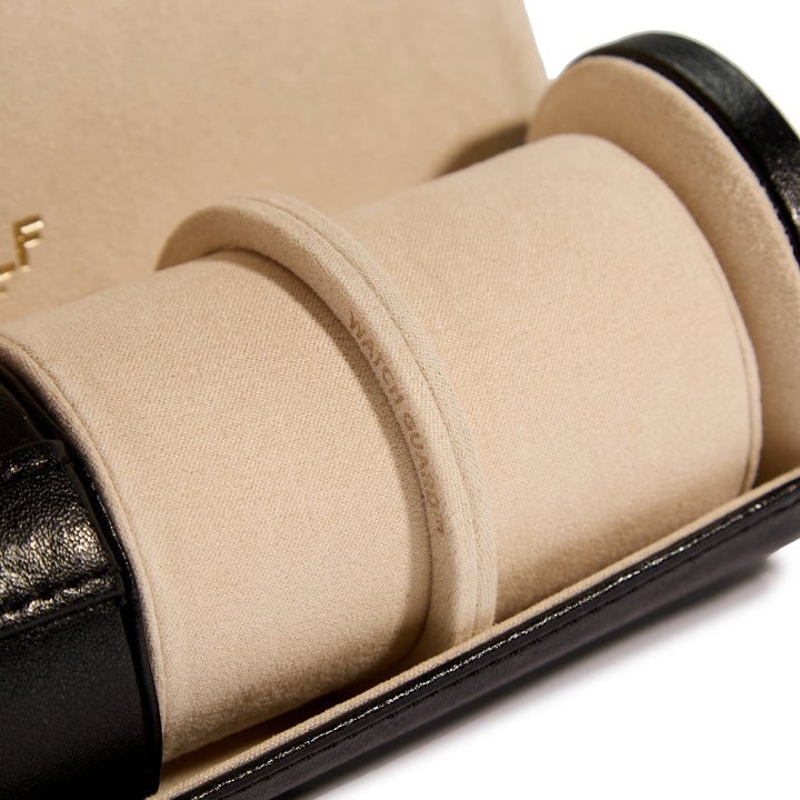 Portefeuille à montres et bijoux noir