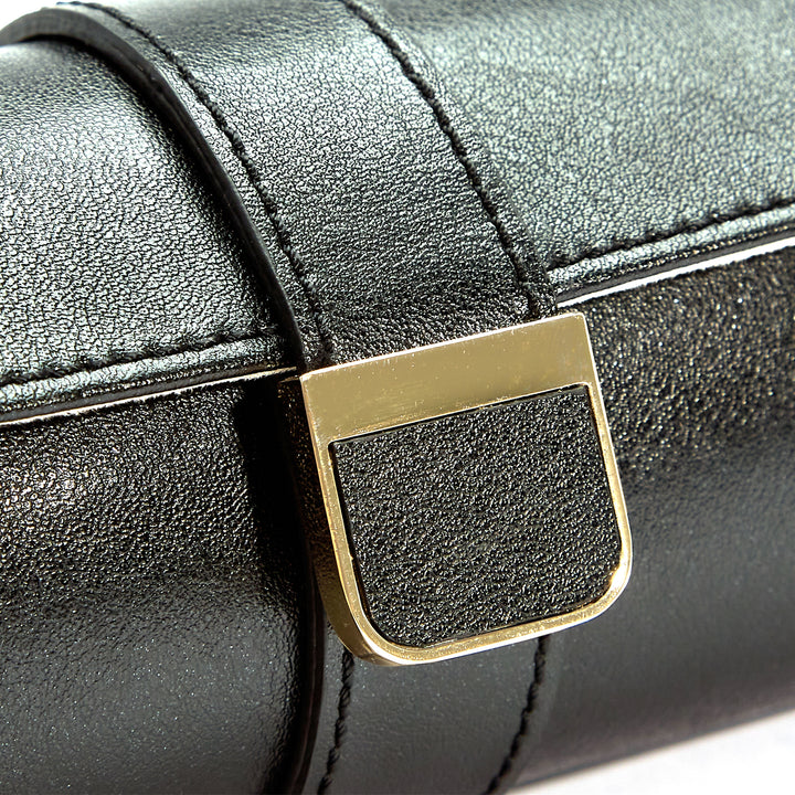 Portefeuille à montres et bijoux noir