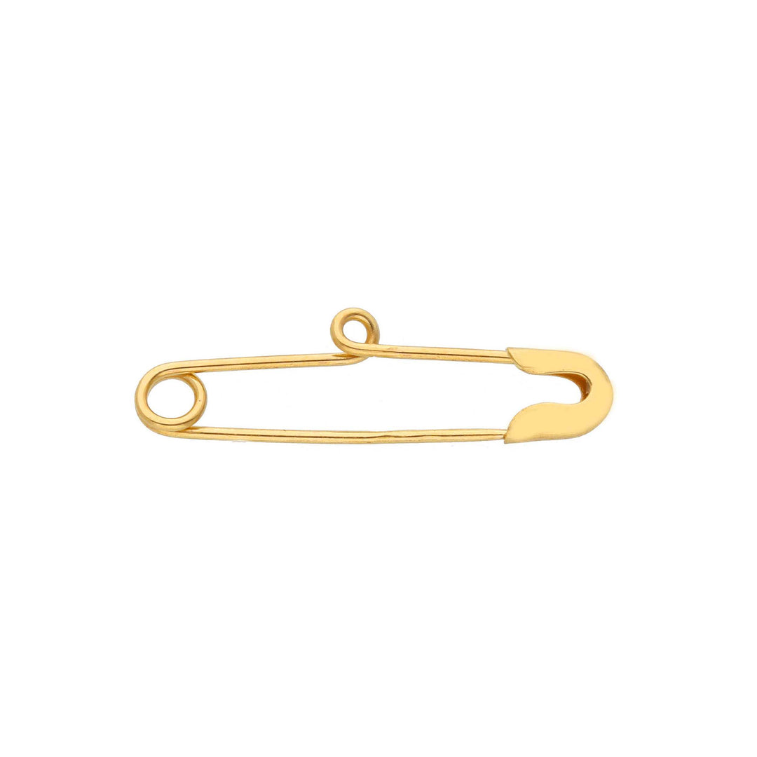 Pendentif épingle à nourrice en or jaune 18K