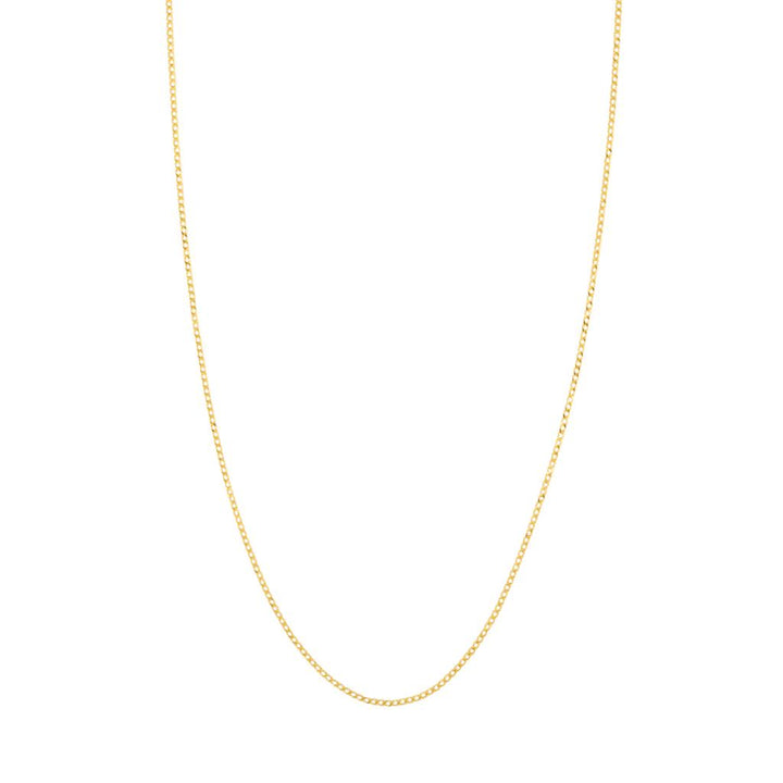 Chaîne en or jaune 18K style Gourmette 1,4 mm