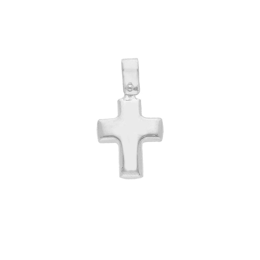 Religious cross pendant in 18K yellow gold