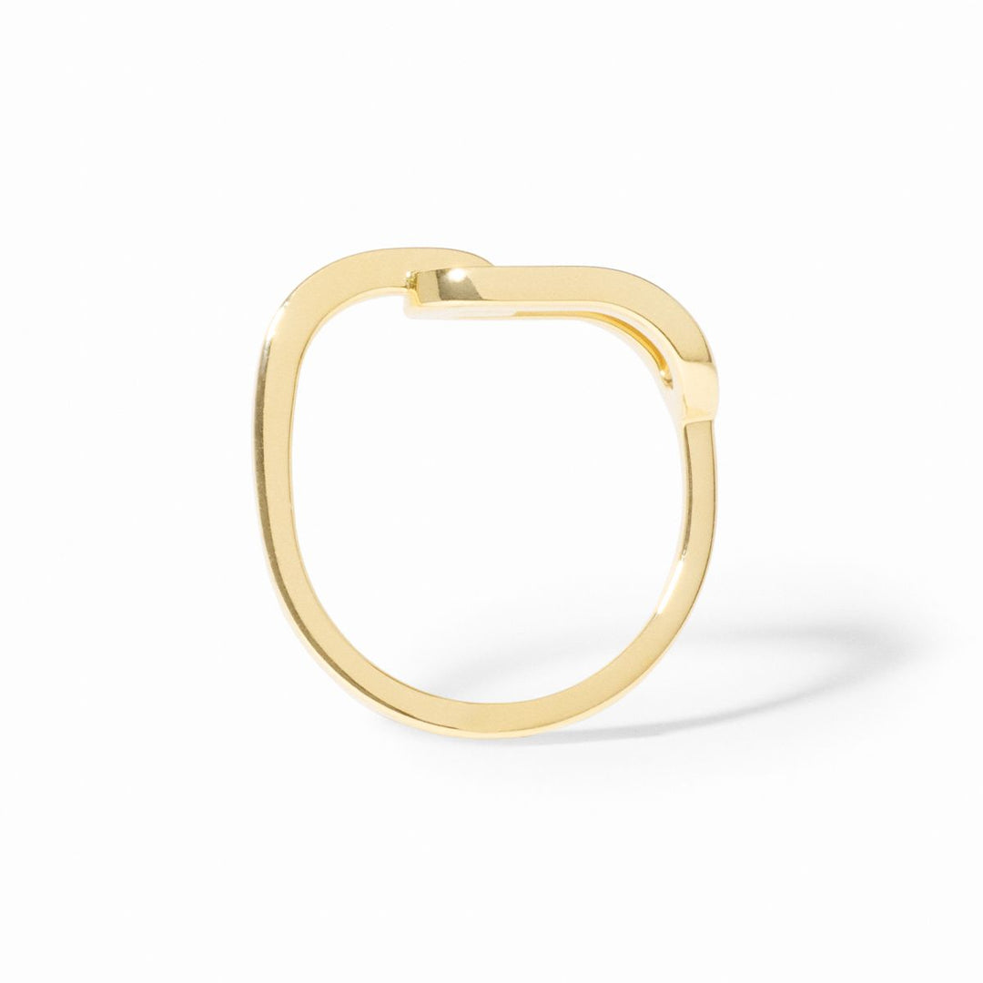Bague dinh van Maillon petit modèle en or jaune 18k et diamants 260621