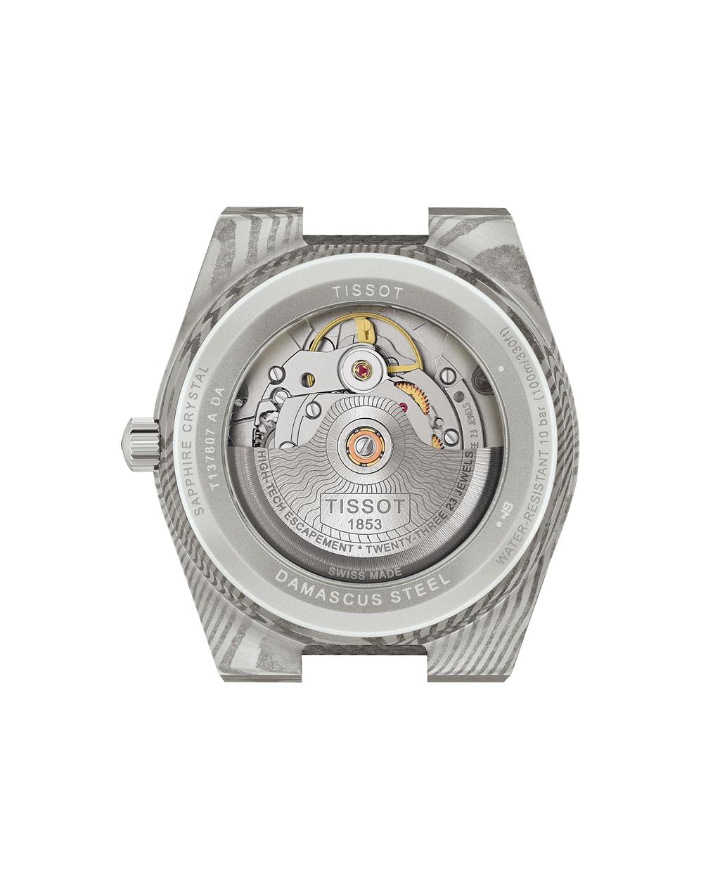 Montre Tissot PRX Damascus Steel