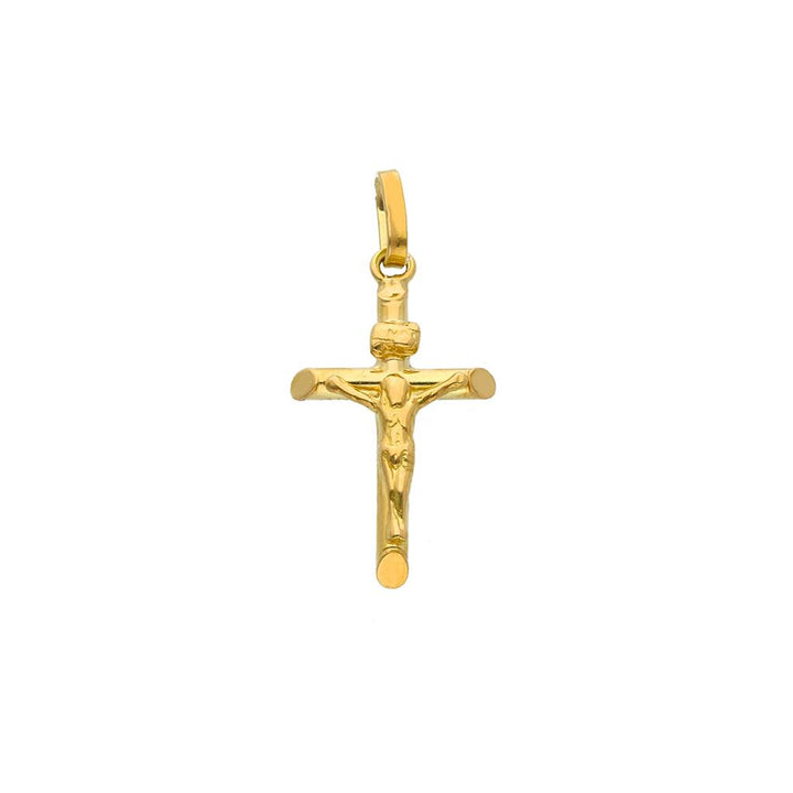 18K yellow gold religious pendant