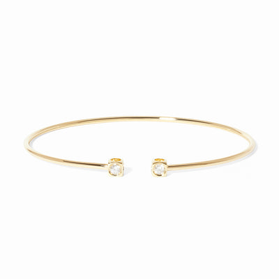 Bracelet dinh van Le Cube Diamant petit modèle en or jaune 18k et diamants 308211
