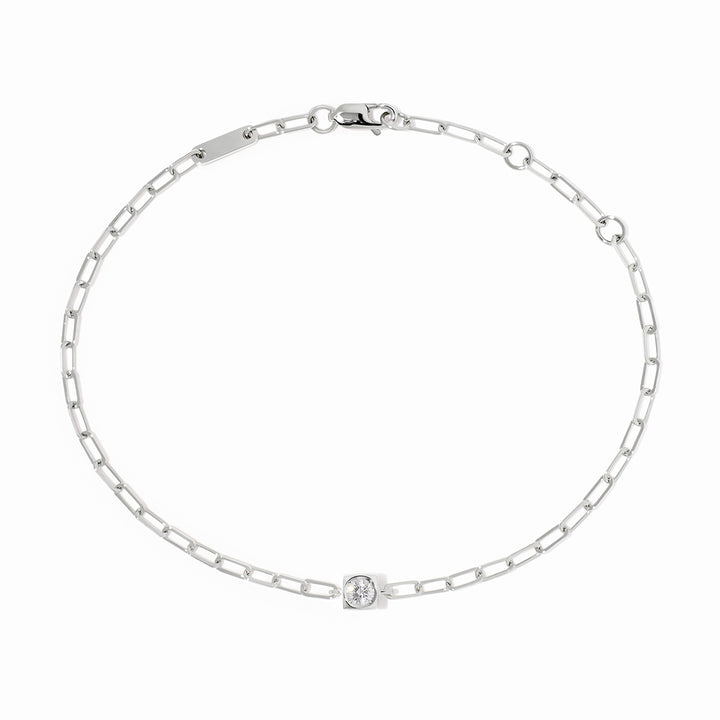 Bracelet dinh van Le Cube Diamant en or blanc 18k et diamant 308912