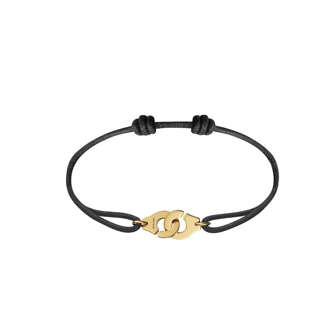 Bracelet dinh van cordon Menottes PM en or jaune 18k 341102