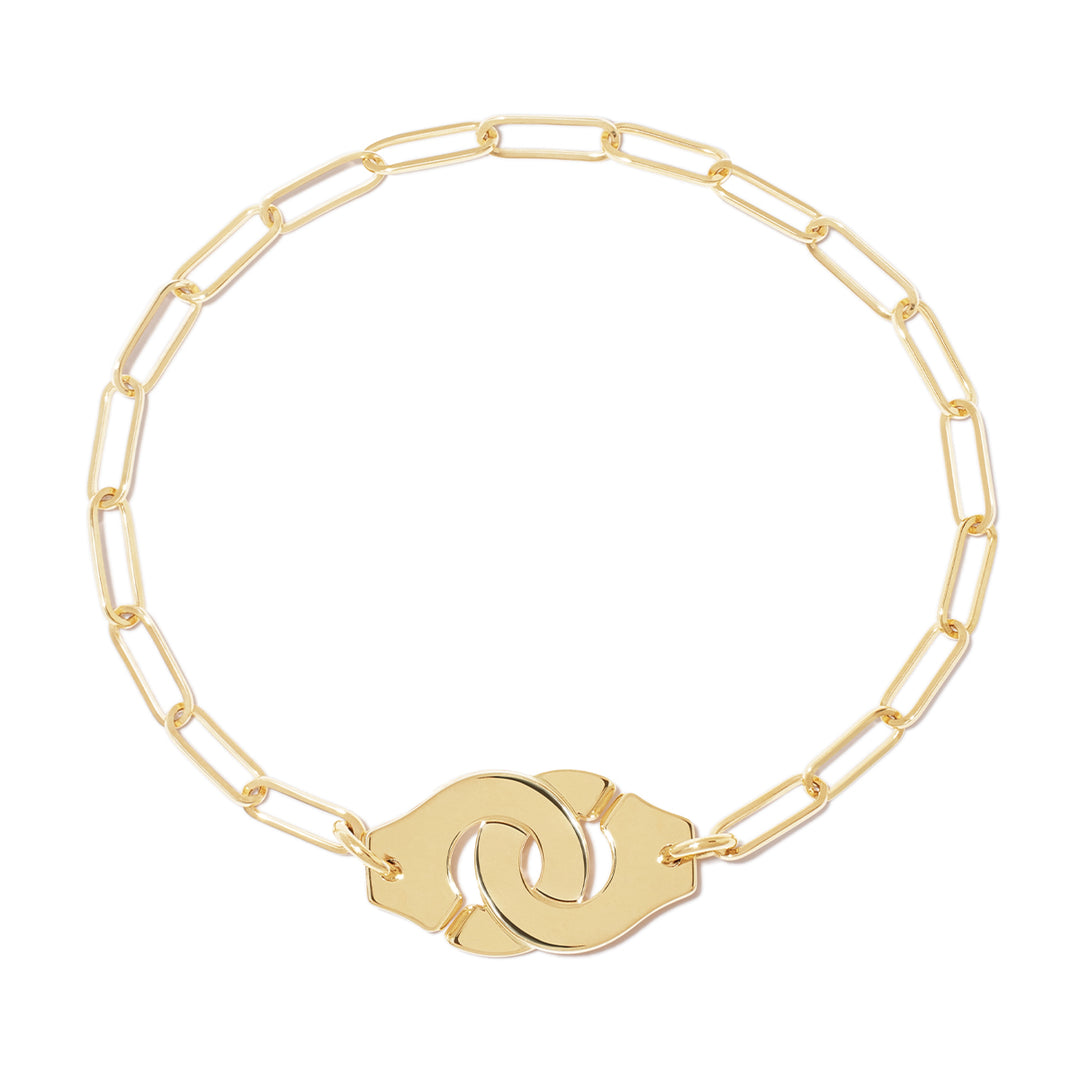 dinh van Menottes Medium Bracelet in 18k Yellow Gold 352101
