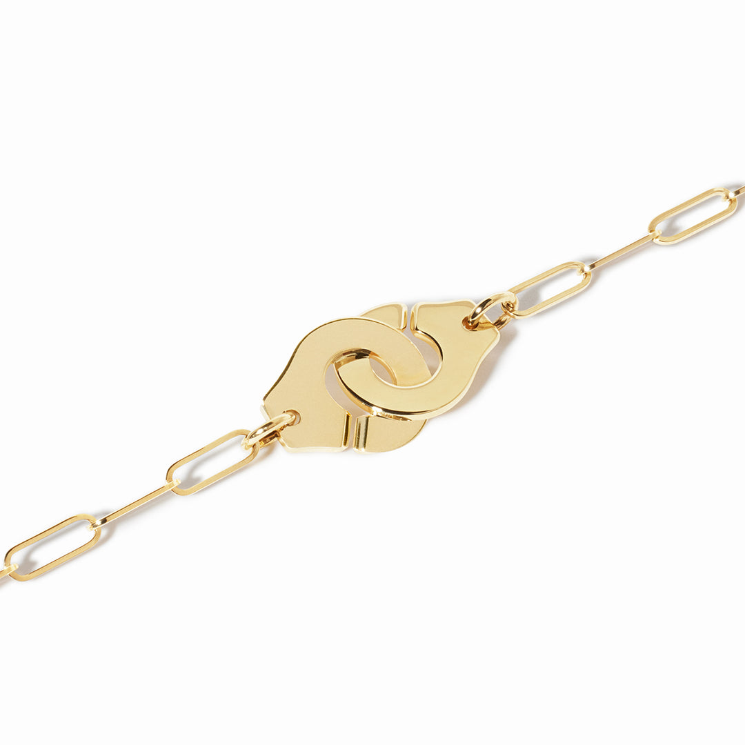 dinh van Menottes Medium Bracelet in 18k Yellow Gold 352101