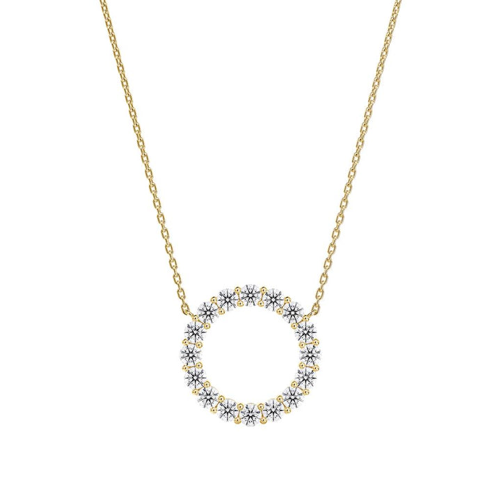 Forevermark necklace in 18k yellow gold