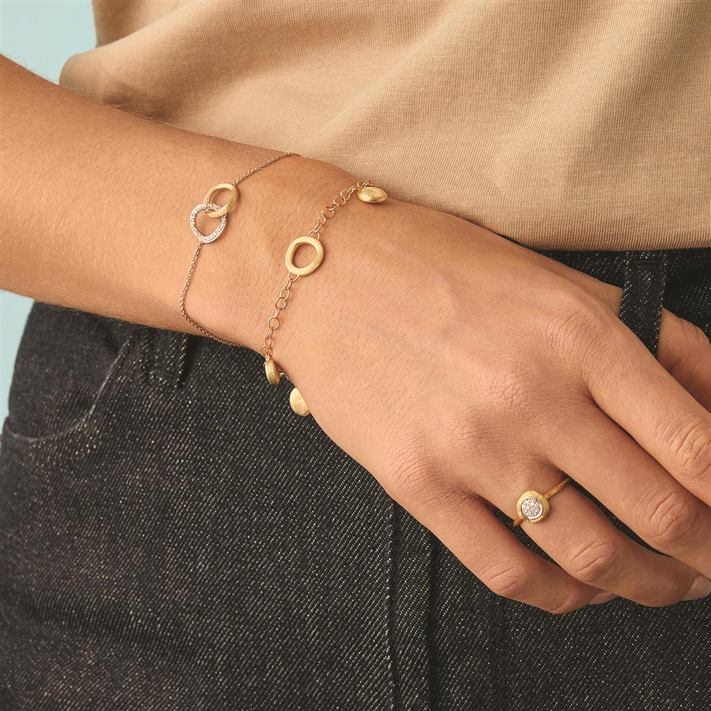 Bracelet Marco Bicego Jaipur en or jaune 18k diamants BB1803_B_YW_Q6