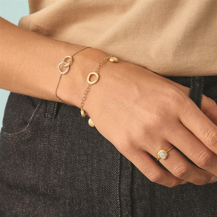 Bracelet Marco Bicego Jaipur en or jaune 18k diamants BB1803_B_YW_Q6