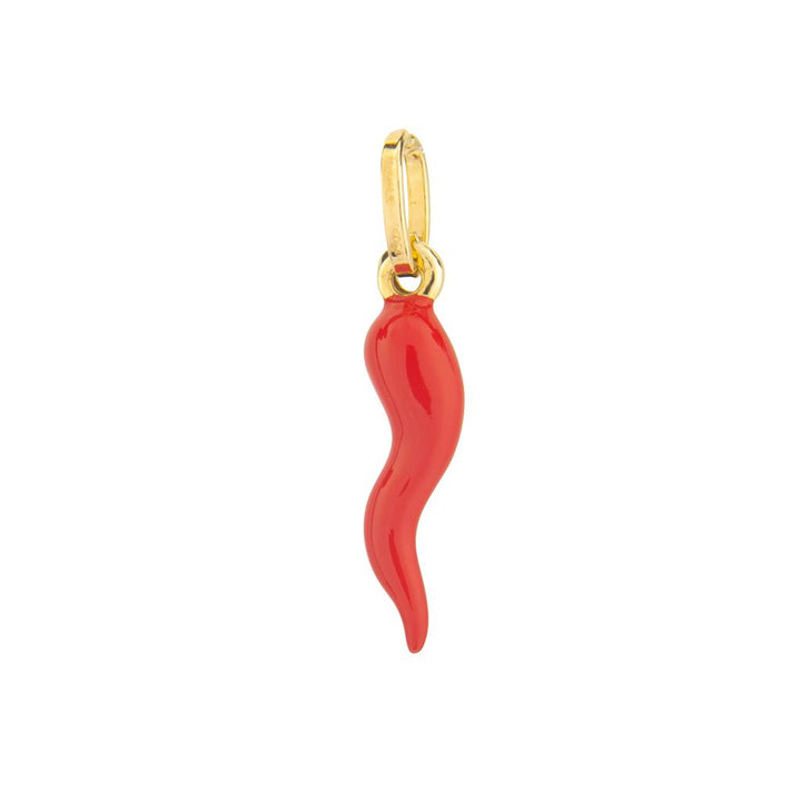 18k Gold Medium Coral Piment Pendant