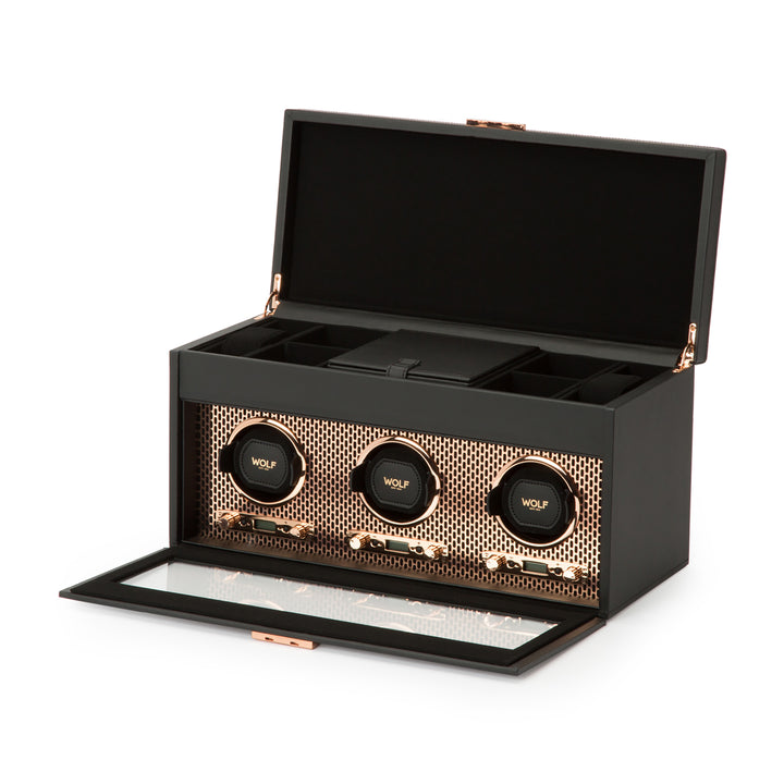 Watch winder for Wolf Axis Triple watches
