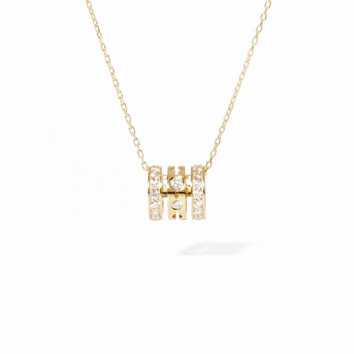 Collier dinh van Pulse pavé 3 rangs