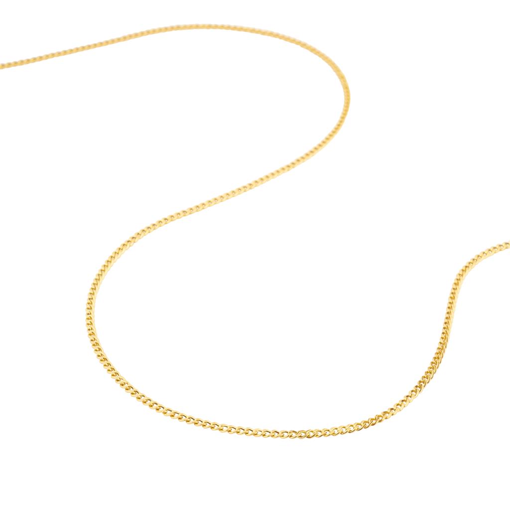 Chaîne en or jaune 18K style Gourmette 1,6 mm